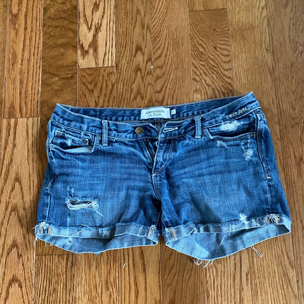 Abercrombie denim shorts 6